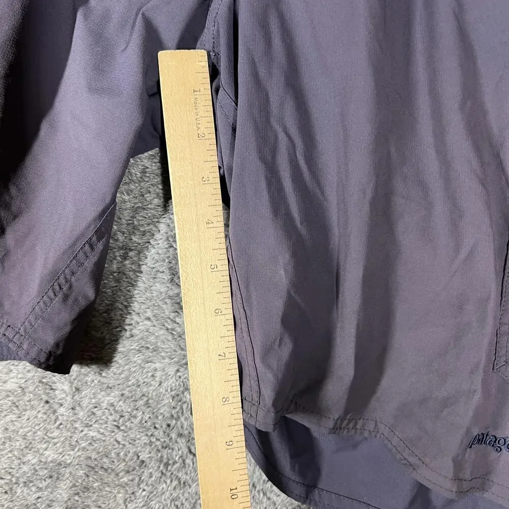 Patagonia Shorts Mens 36 Gray Board Shorts Drawstring Pockets Quick Dry